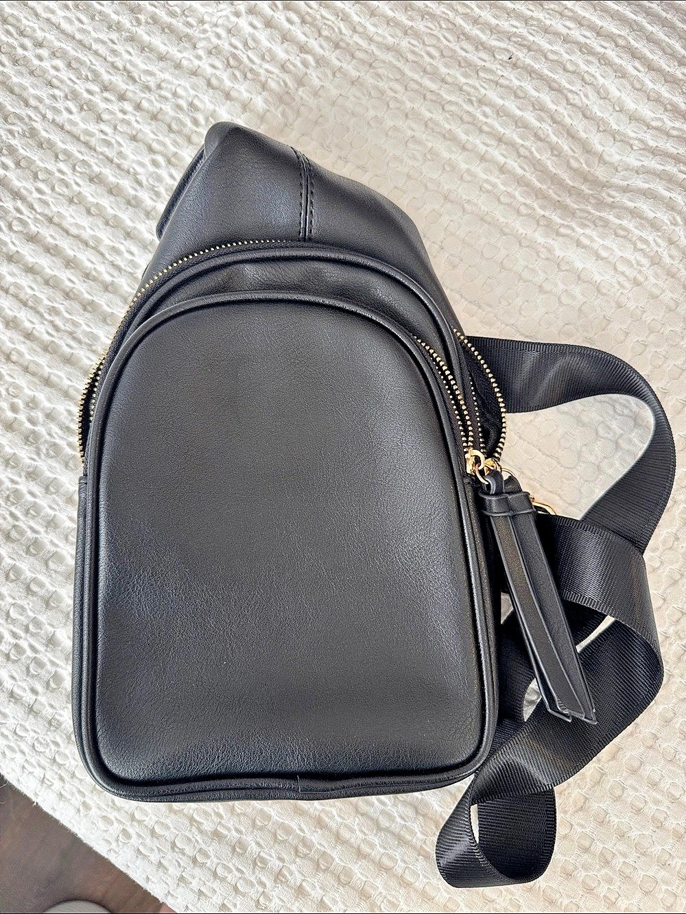 Black Sling Backpack
